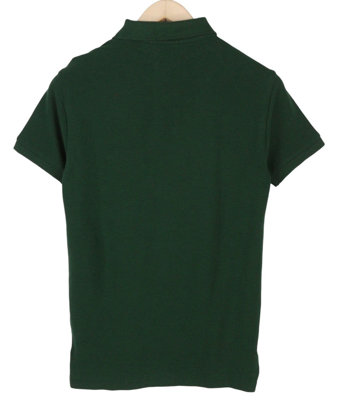 RALPH LAUREN Custom Slim Fit Men Polos XS Green Embroidered Logo Short Sleeved