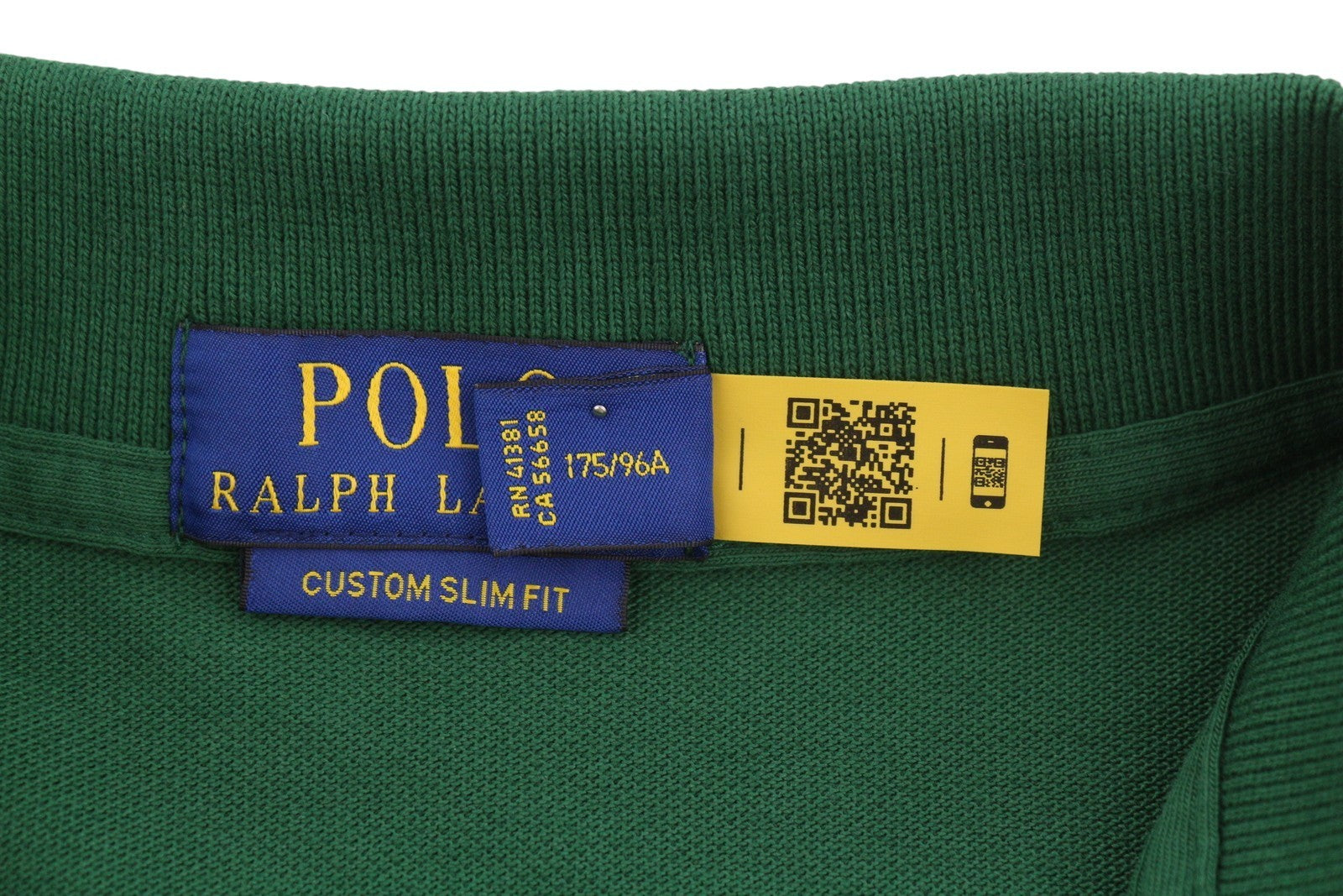 RALPH LAUREN Custom Slim Fit Men Polos M Green Embroidered Logo Short Sleeved