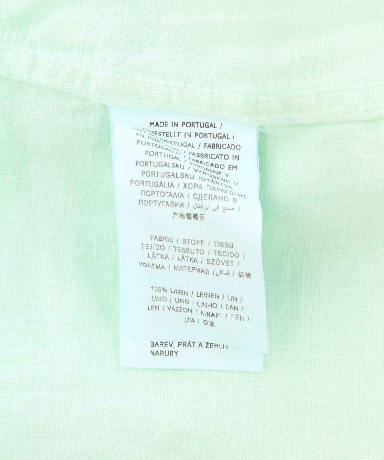 GANT Gmt Dyed Linen Slim Men Shirt 2XL Bay Green Button-Down Short Sleeve RRP150