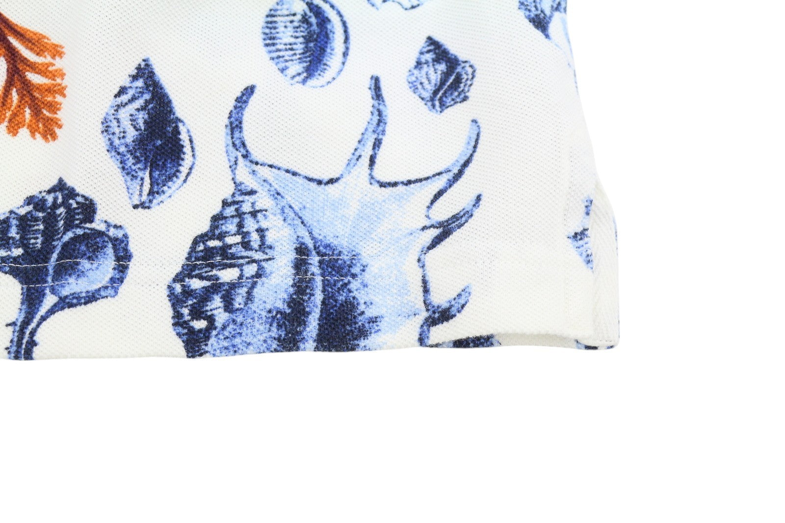 GANT Seaside SS Rugger Men Polos 2XL Eggshell Patterned Cotton Short Sleeve