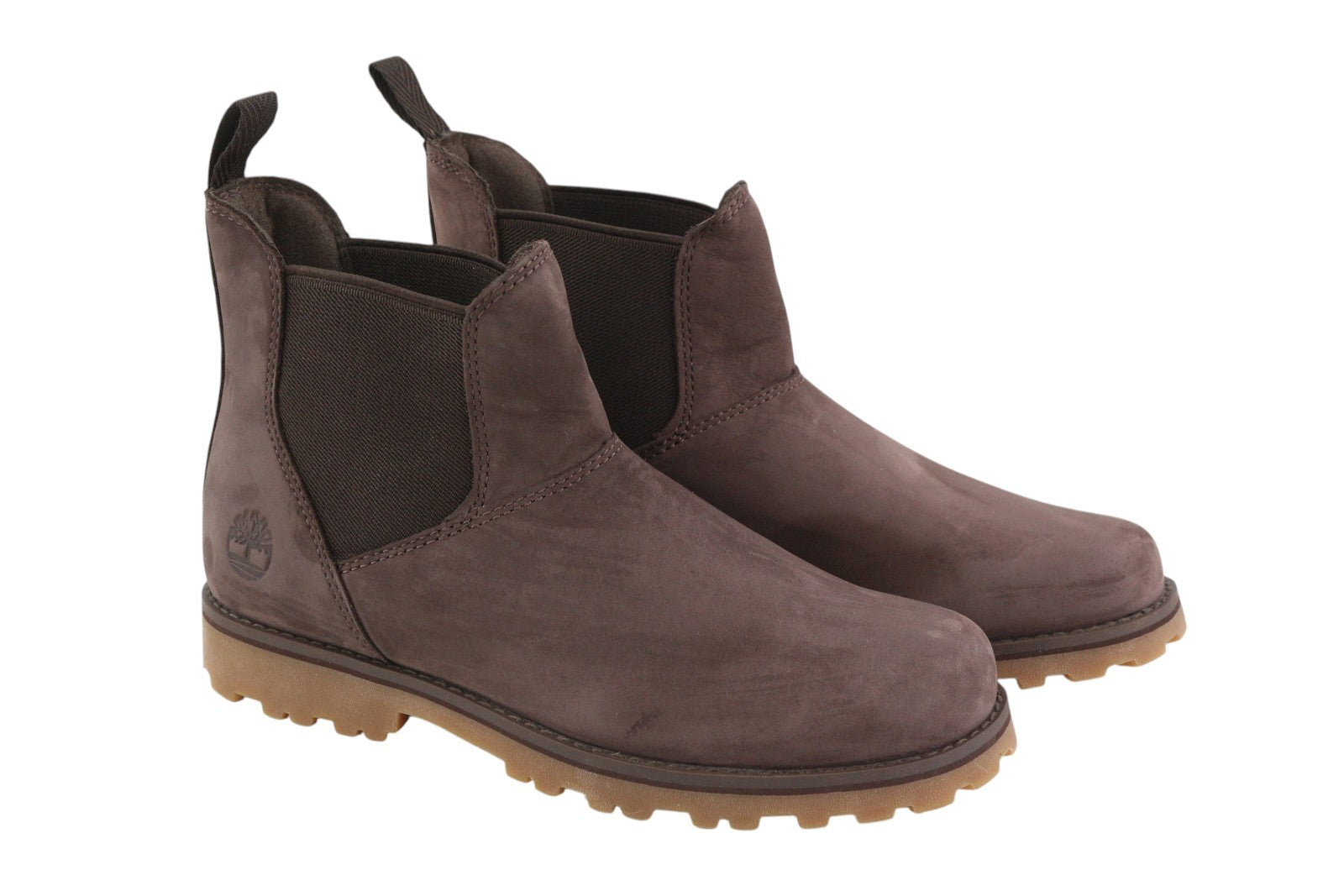 TIMBERLAND A2BRA Boy Boots EU36/37 Brown Leather Almond Toe Ankle Fit