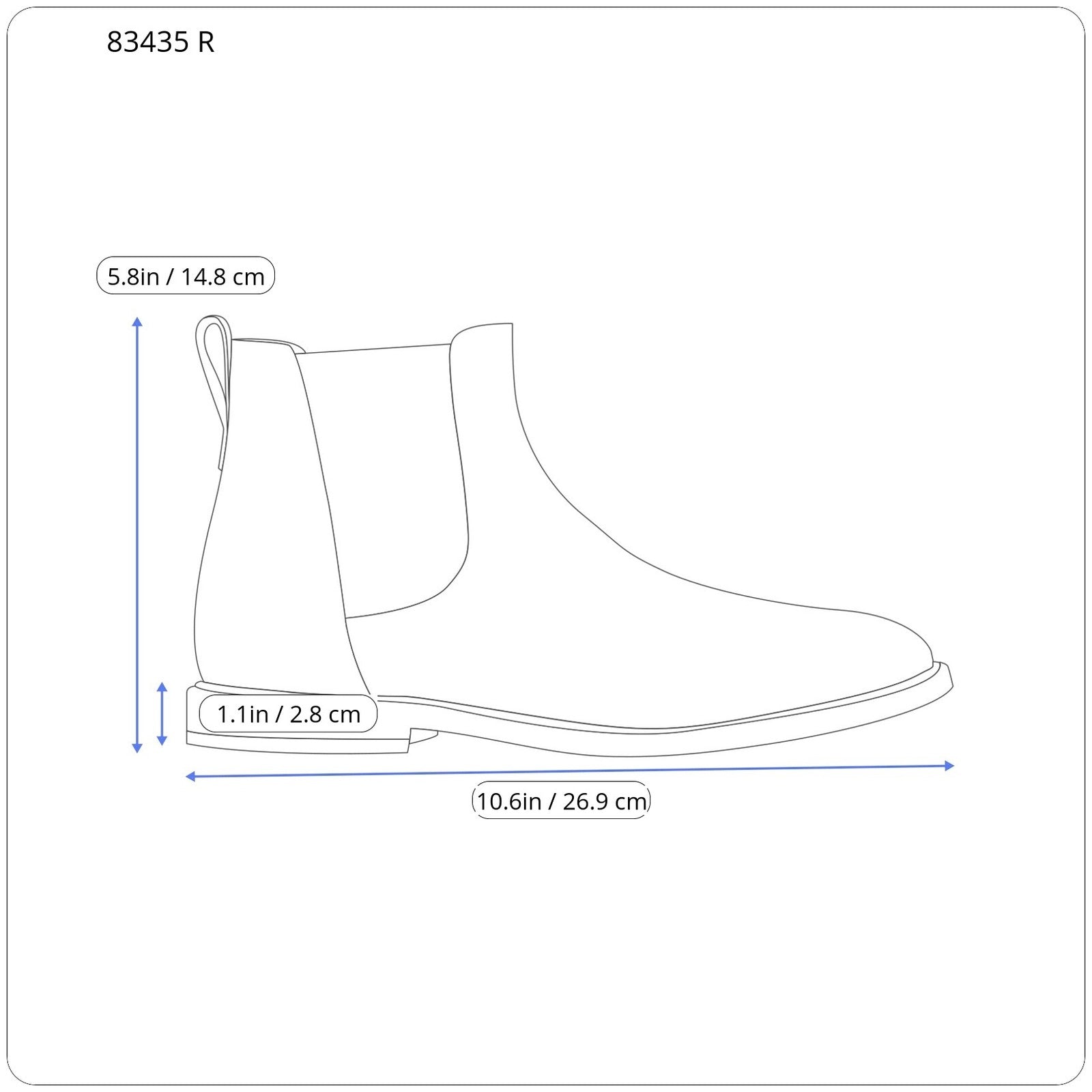 TIMBERLAND A2HHR Boy Boots EU37/38 Brown Leather Zip Almond Toe Design