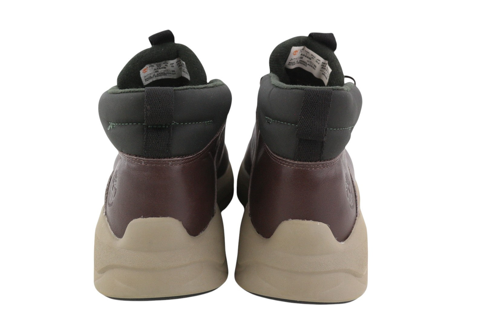 TIMBERLAND A44XB Men Shoes EU40/41 Brown Leather Lace Up Almond Toe Fit