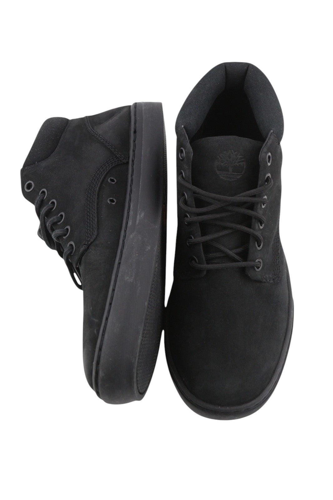 TIMBERLAND A1JUY Men Shoes EU40/41 Black Leather Almond Toe Ankle Laced