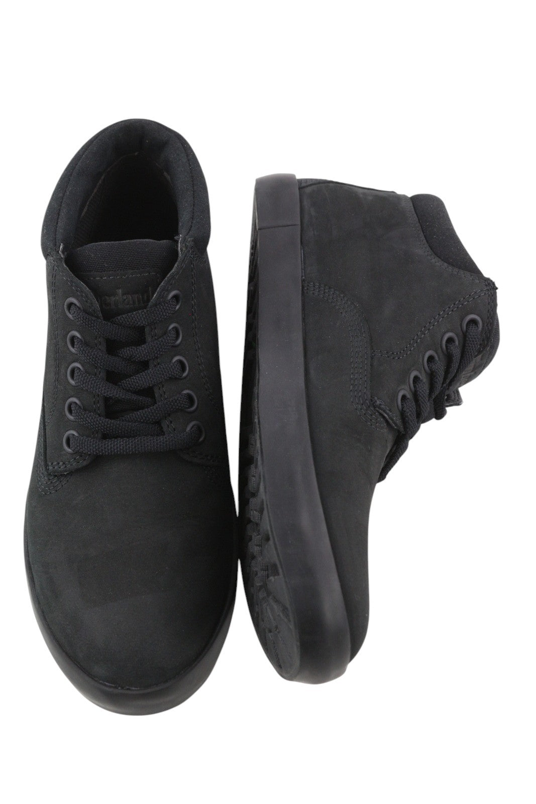 TIMBERLAND A1R35 Women Boots EU36/37 Black Laced Almond Toe Ankle Leather