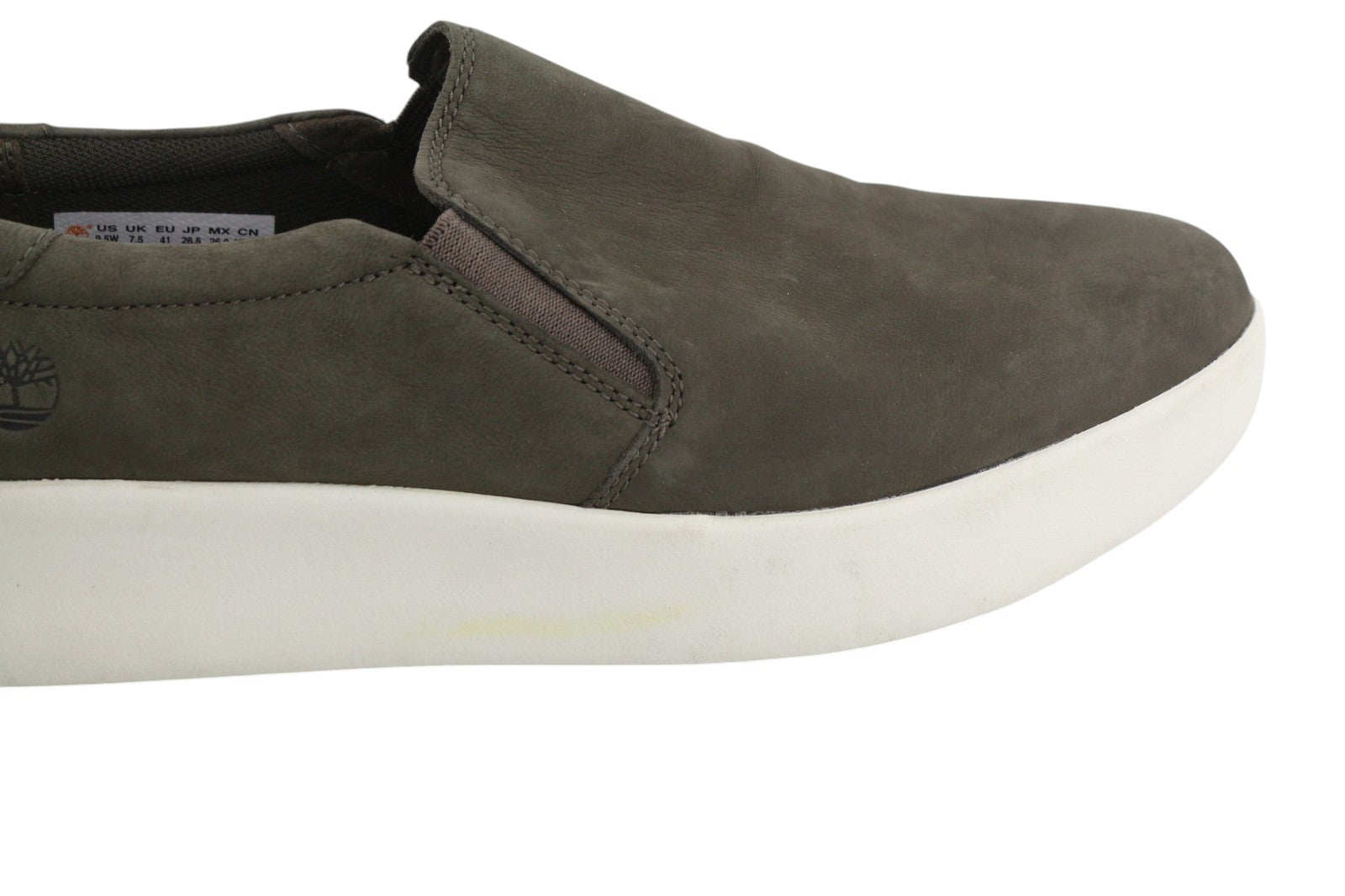 TIMBERLAND A1M9T Women Shoes EU40/41 Grey Pull On Leather Almond Toe