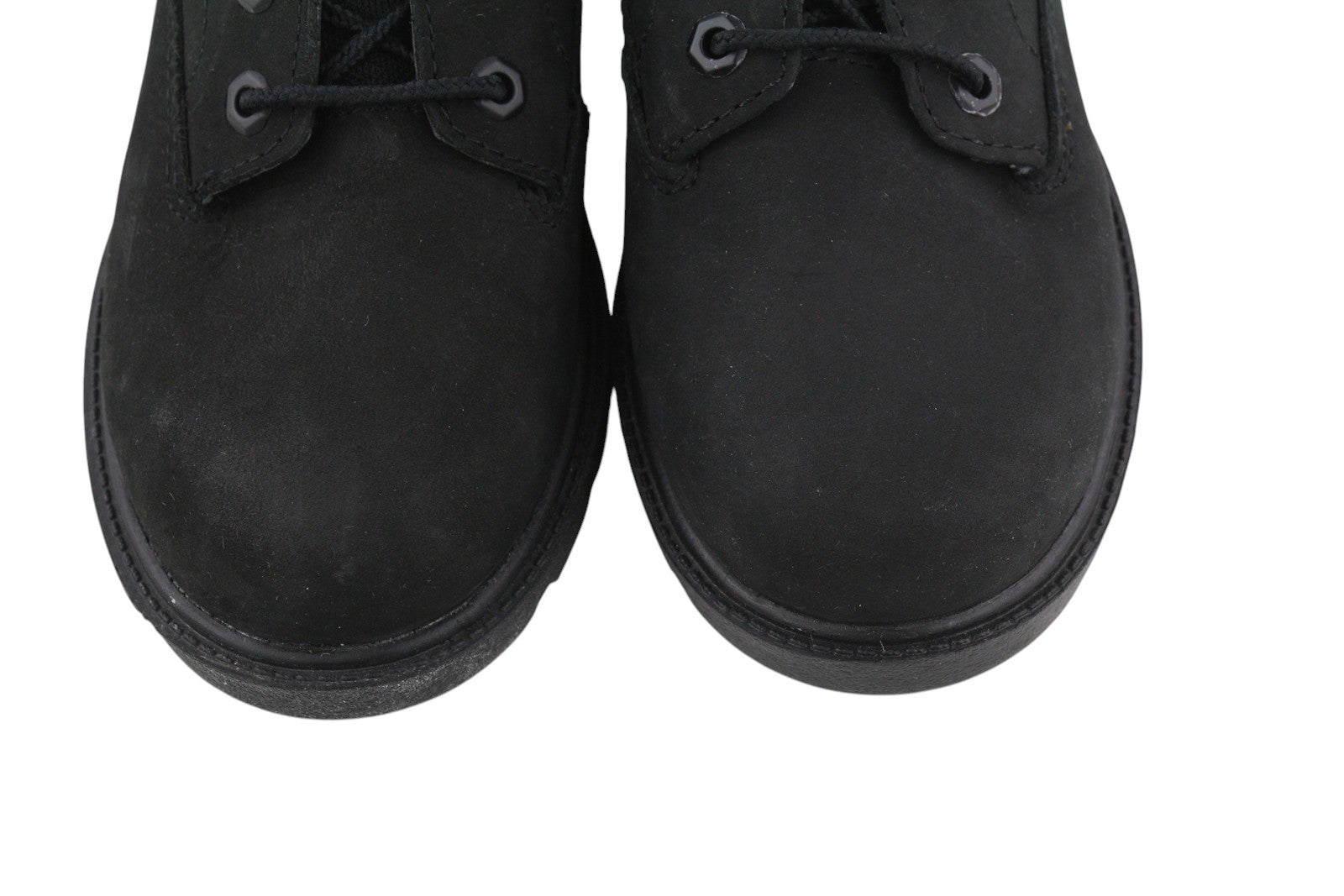 TIMBERLAND A1KN9 Boy Shoes EU31/32 Black Leather Ortholite Low Top Laced