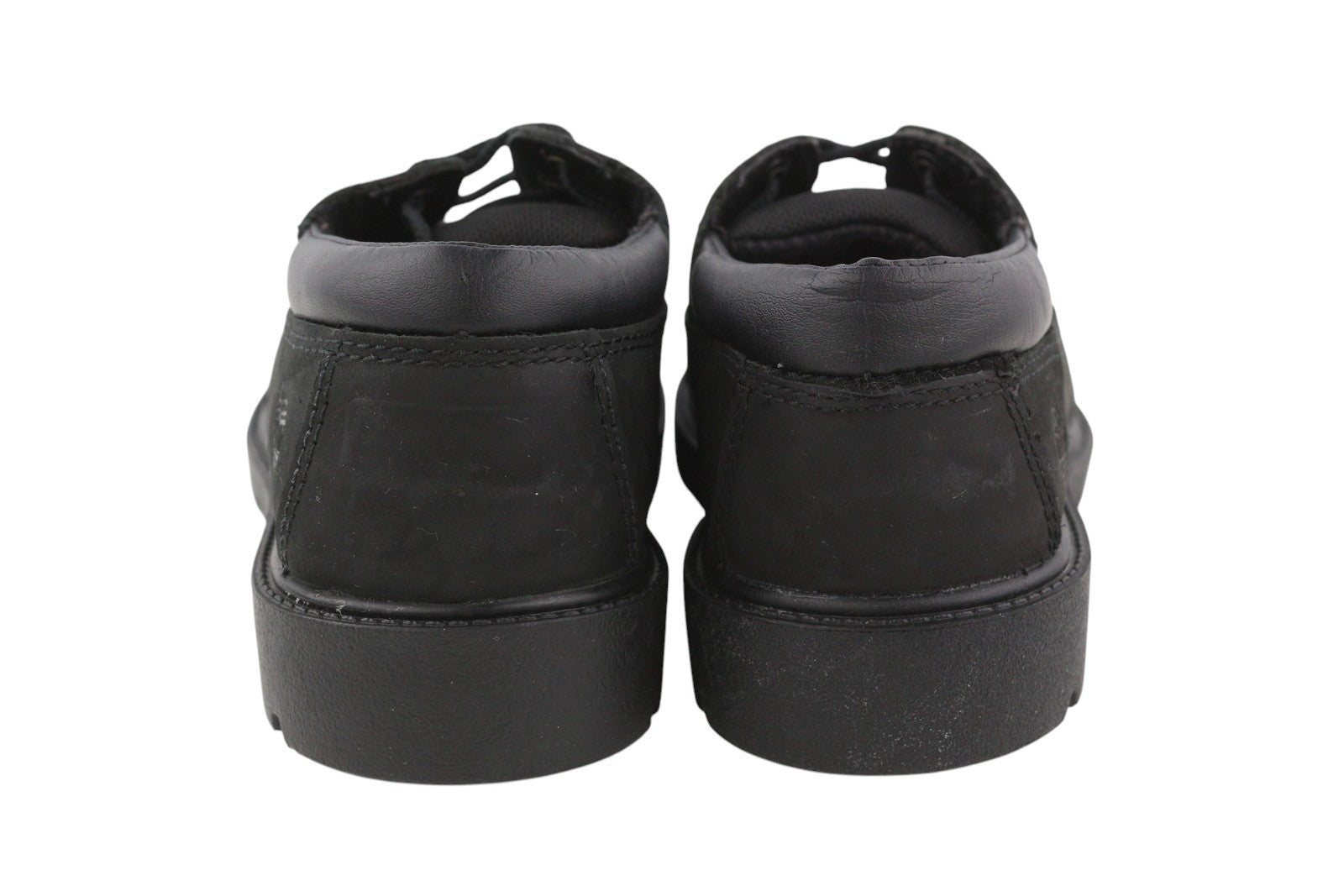 TIMBERLAND A1KN9 Boy Shoes EU31/32 Black Leather Ortholite Low Top Laced