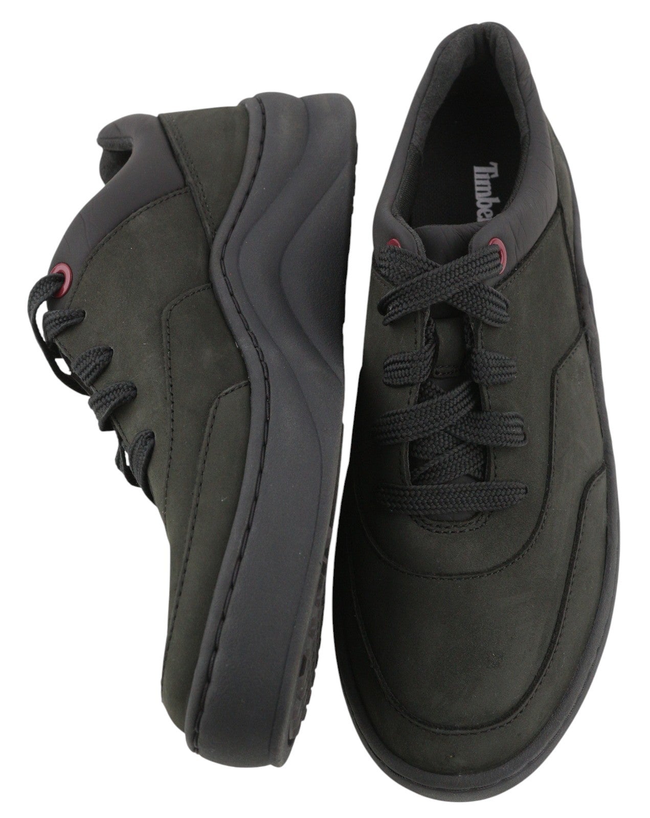 TIMBERLAND A25WA Women Shoes EU38/38.5 Black Low Top Laced Almond Toe