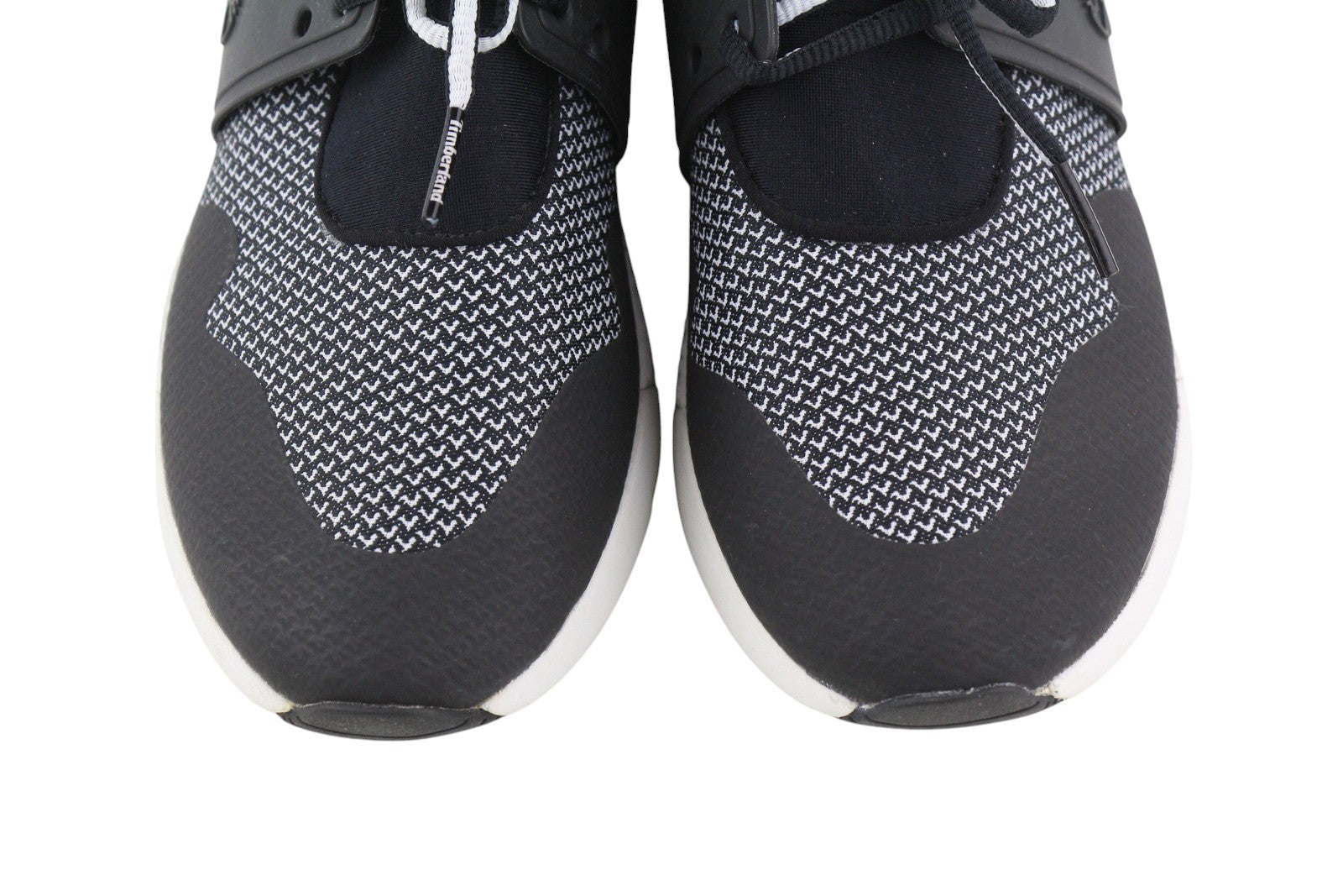 TIMBERLAND A1UJW Women Sneakers EU38/38.5 Black Lace Up Almond Toe Low