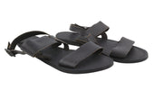 TIMBERLAND A1JFA Women Sandals EU39/39.5 Black Leather Buckle Open Toe