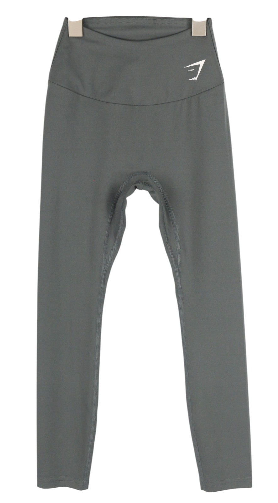 GYMSHARK B1A1V Women Leggings XS Grey 7/8 Length High Waist Sport Fit