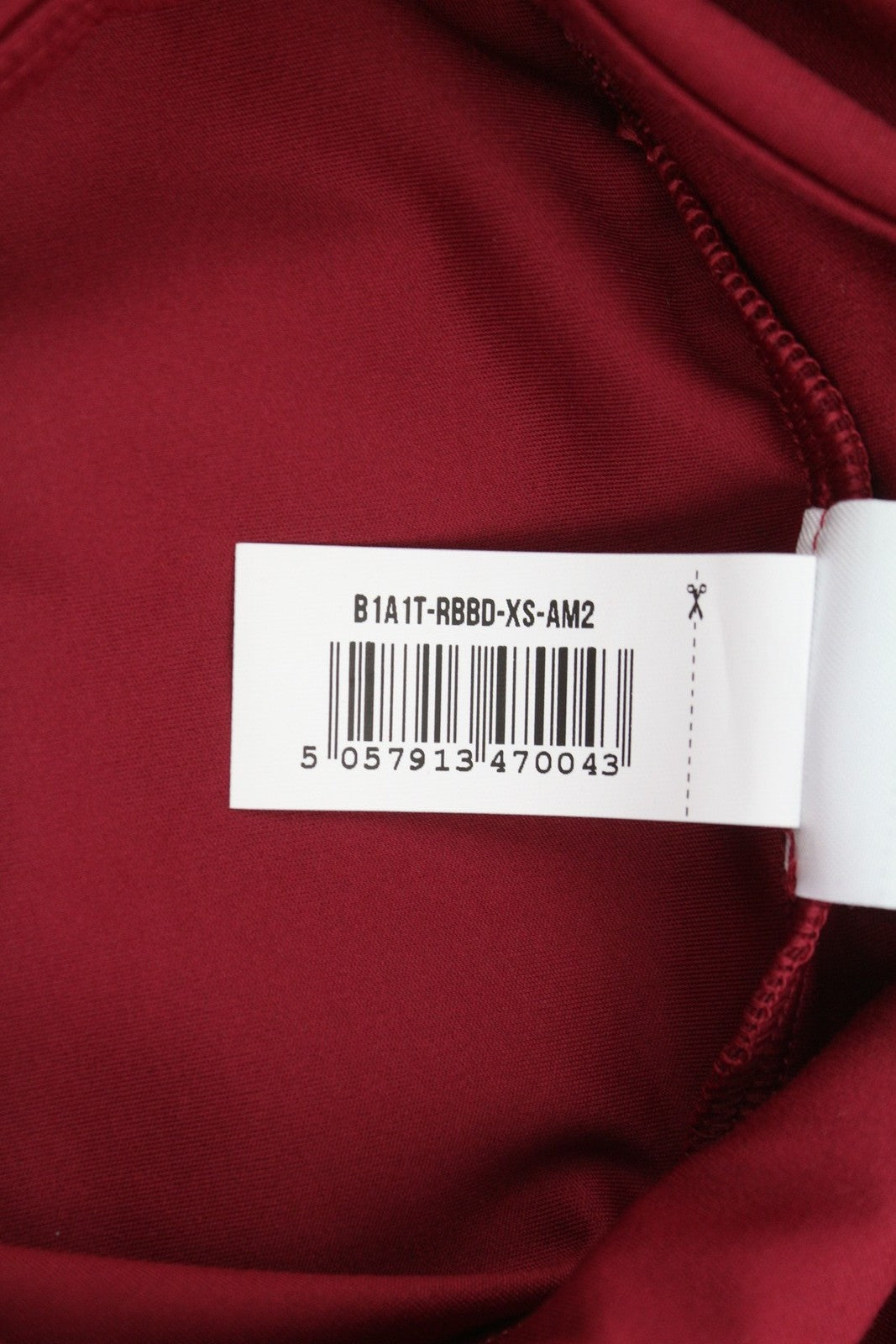 GYMSHARK B1A1T Women Leggings XS Red Stretch High Waist Sport Casual Logo