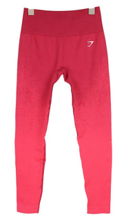 GYMSHARK Adapt Women Leggings XS Pink Ombre Seamless High Waist Active