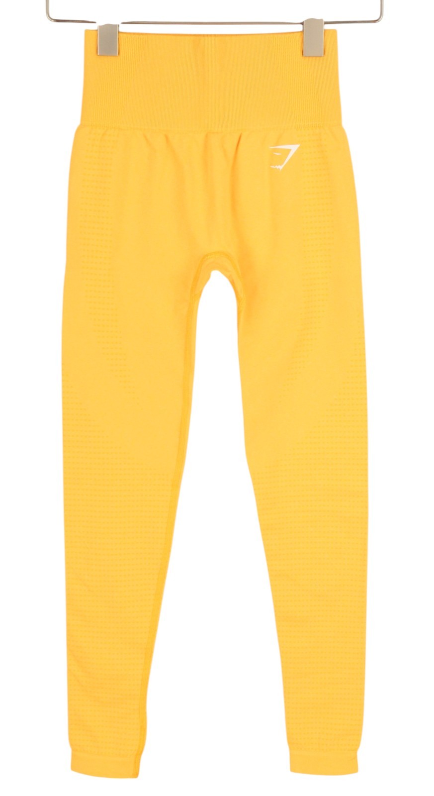 GYMSHARK Vital Women Leggings XS Yellow Seamless Stretch High Waist Fit