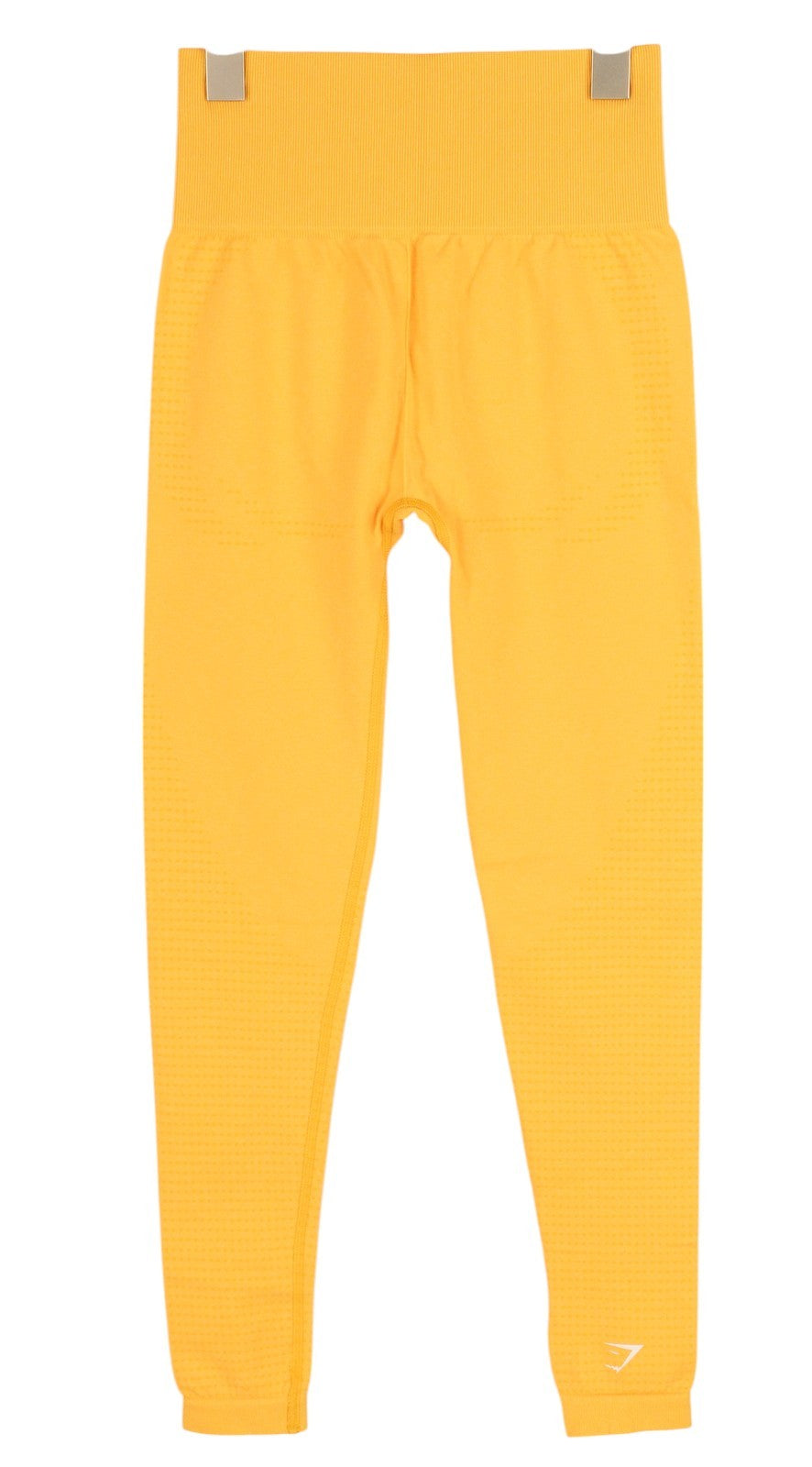 GYMSHARK Vital Women Leggings XS Yellow Seamless Stretch High Waist Fit