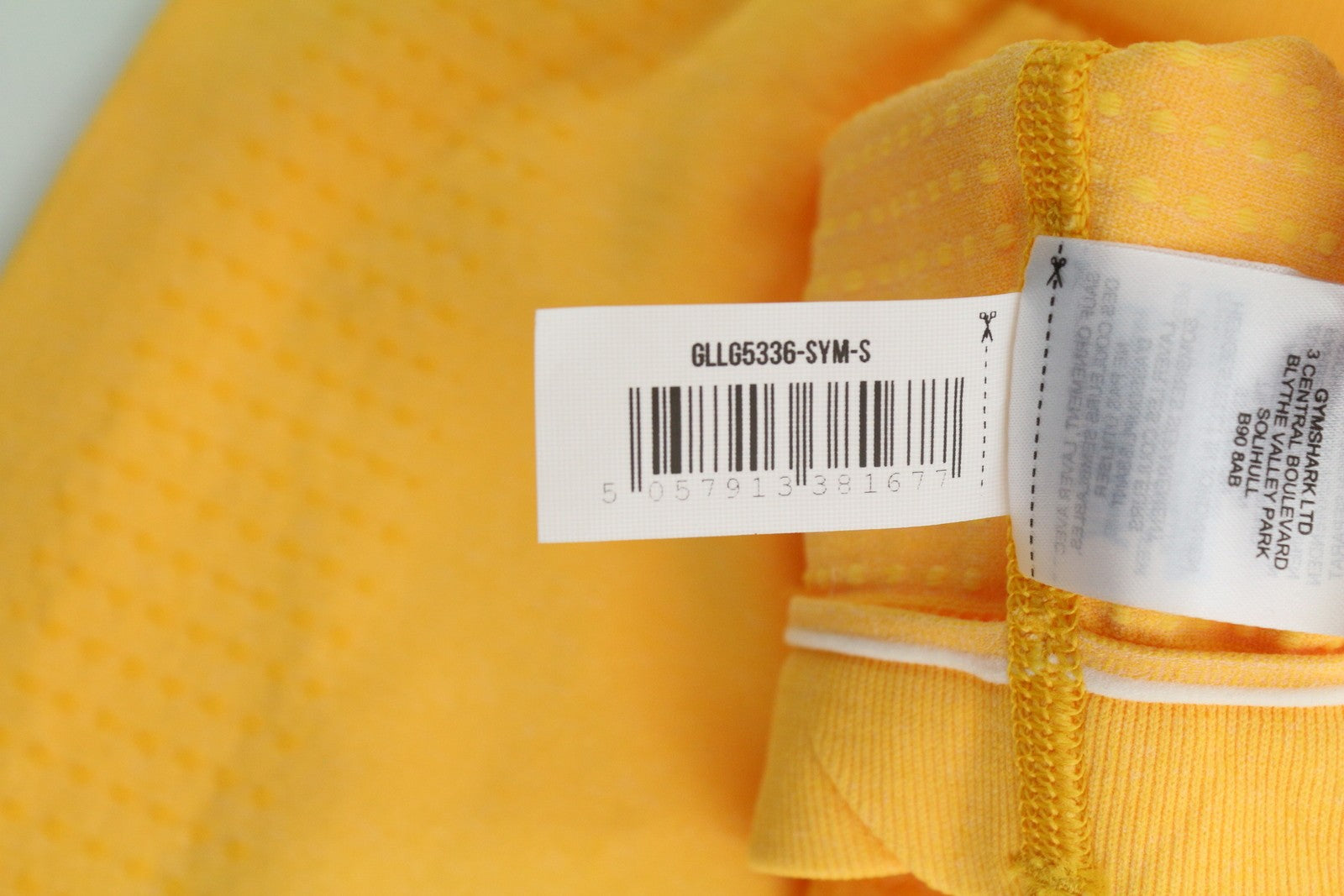 GYMSHARK Vital Women Leggings S Yellow Seamless Stretch High Waist Style