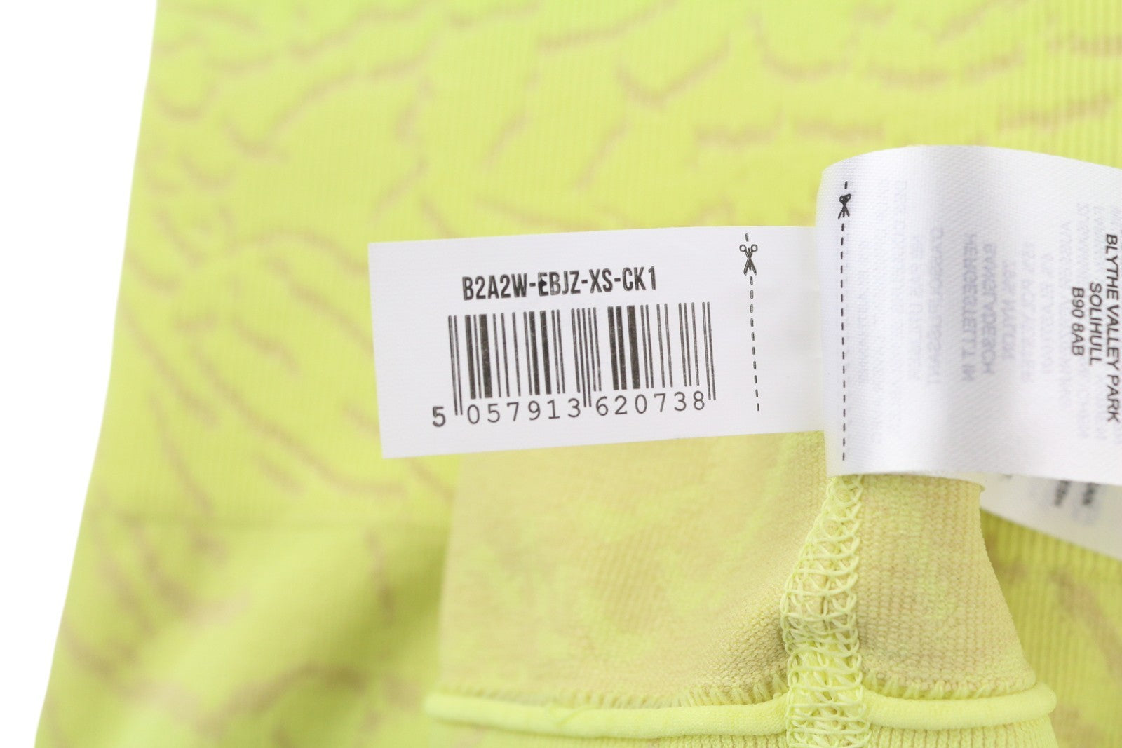 GYMSHARK Adapt Women Leggings XS Animal Seamless High Waist Yellow Logo