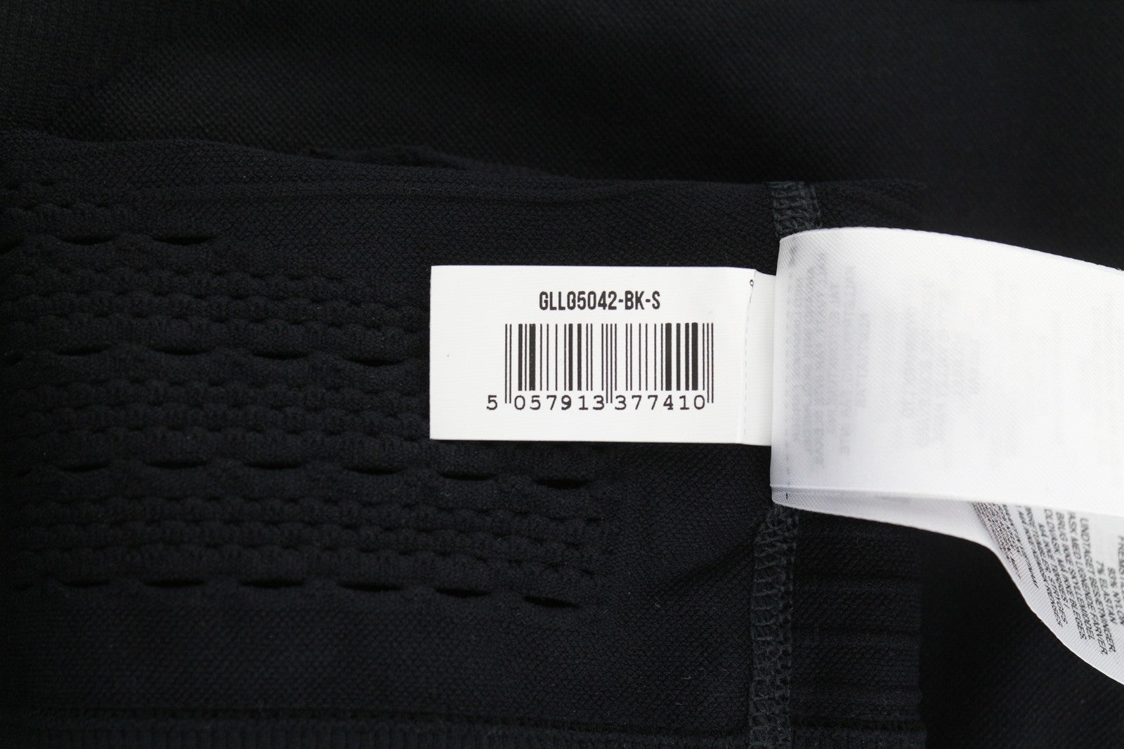 GYMSHARK Energy Women Leggings S Black Seamless Cropped Eyelet High Waist