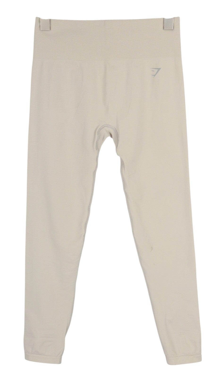 GYMSHARK GLLG4280 Women Leggings S Beige Seamless Mid Waist Stretch Sports