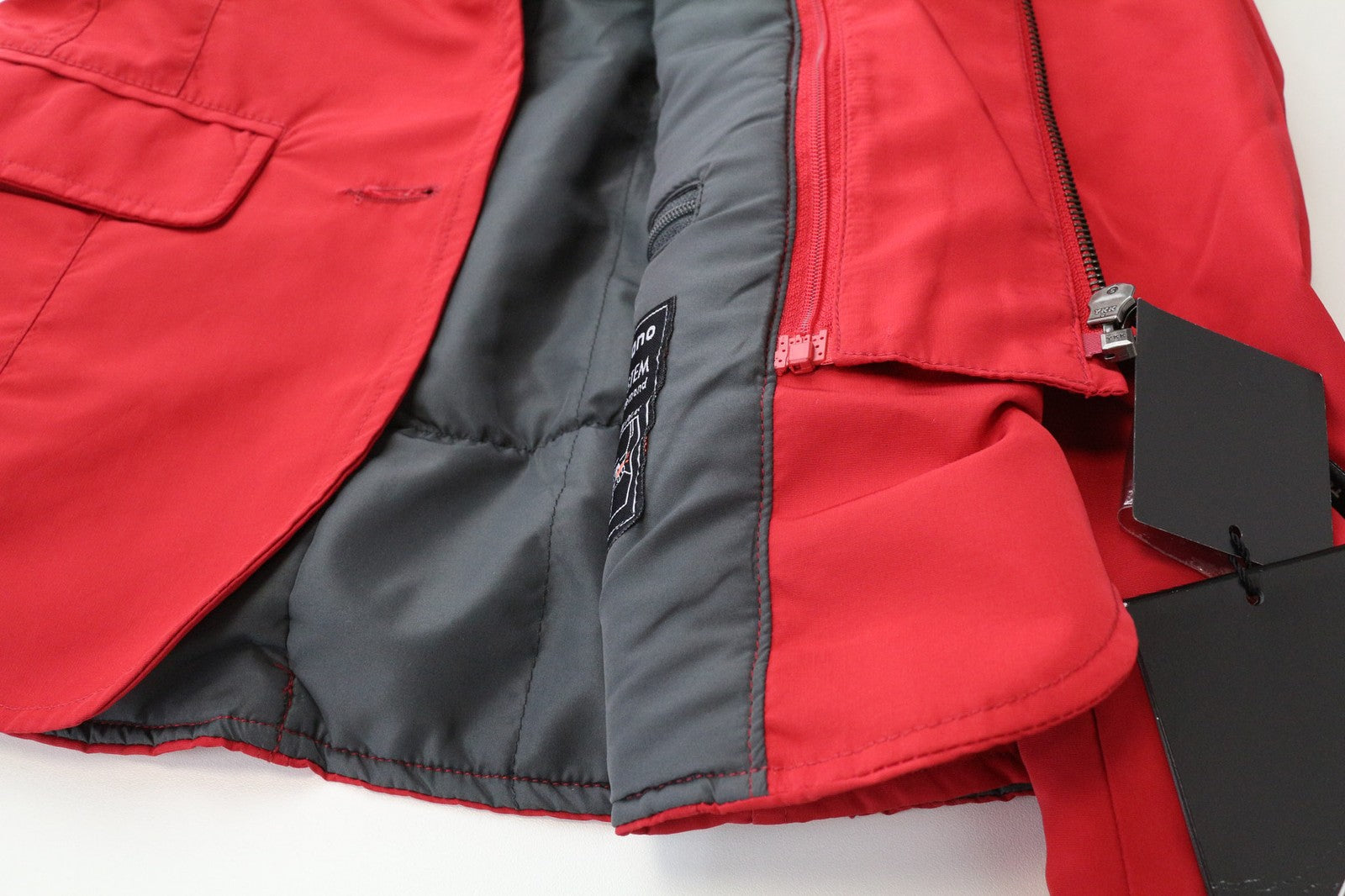 TUCANO URBANO Freccia moteriška motociklo striukė IT36 su raudonais pamušalais, kvėpuojanti 