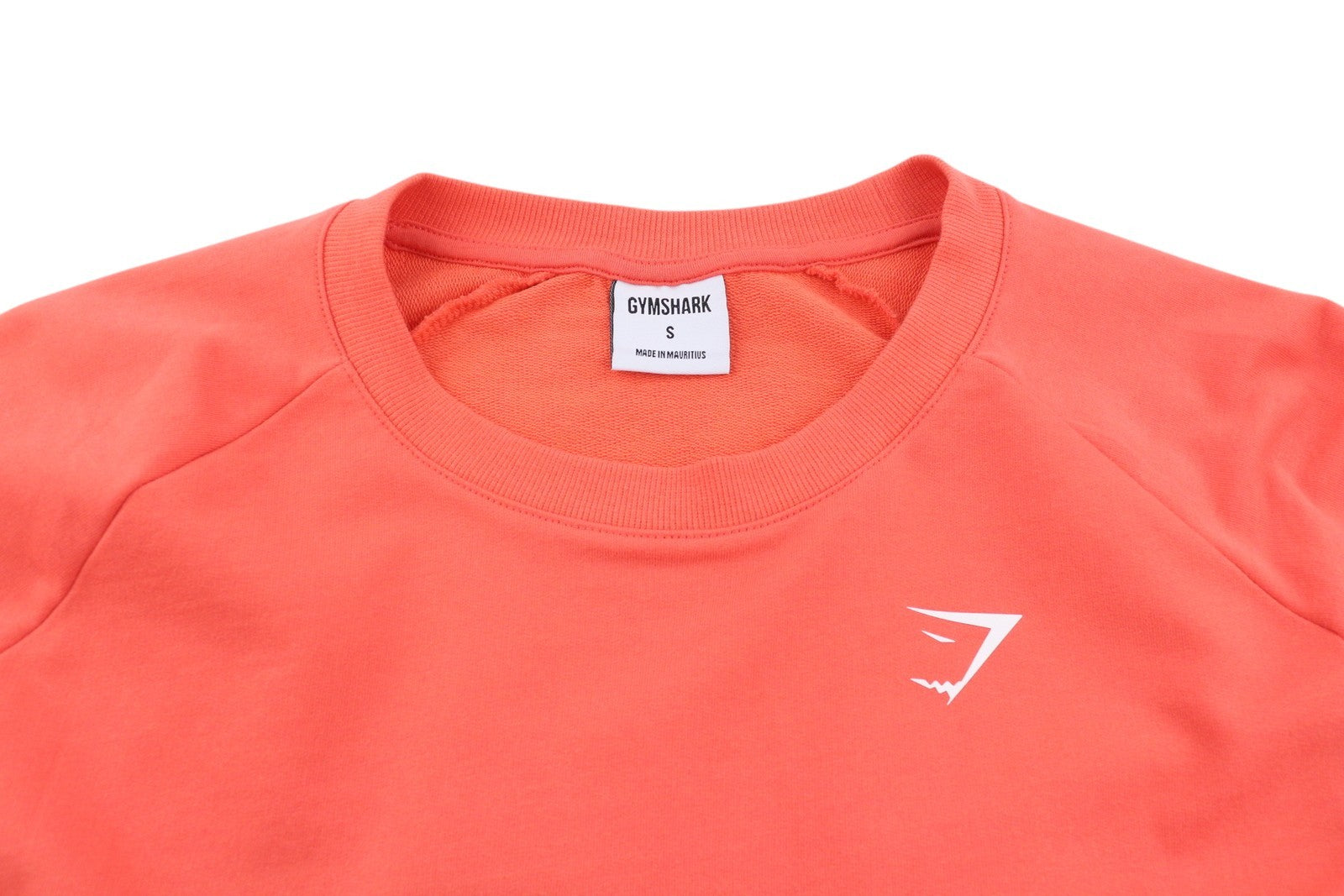 GYMSHARK GLPO4713 Women Sweatshirt S Cropped Training Crew Neck Long Sleeve