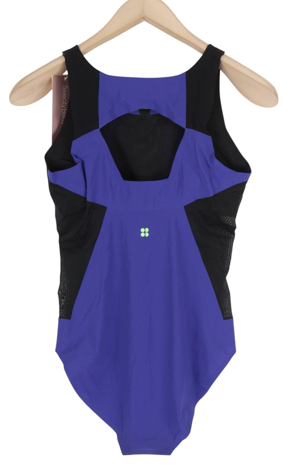 SWEATY BETTY Devant Dance Leotard Women Jumpsuit M Stretch Cut-Out Back Style