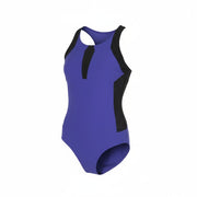 SWEATY BETTY Devant Dance Leotard Women Jumpsuit M Stretch Cut-Out Front Detail