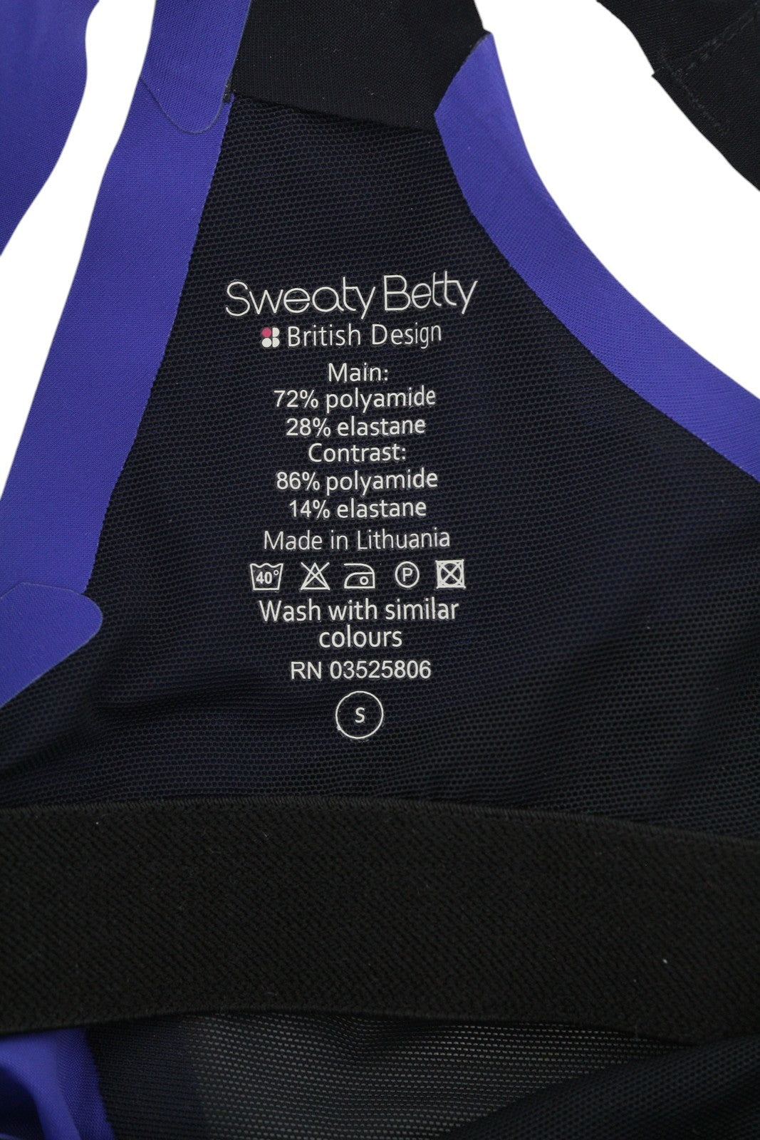 SWEATY BETTY Devant Dance Leotard Women Jumpsuit S Stretch Cut-Out Detail Fit