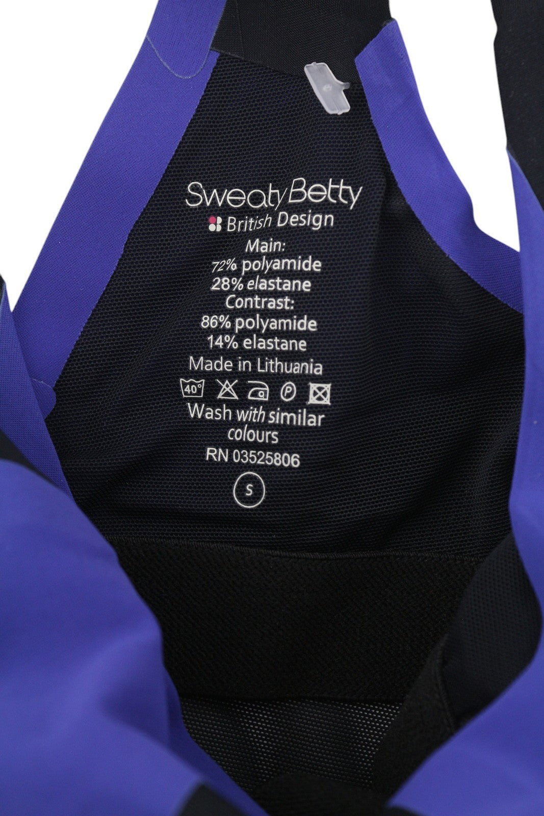 SWEATY BETTY Devant Dance Leotard Women Jumpsuit S Stretch Cut-Out Back Fit