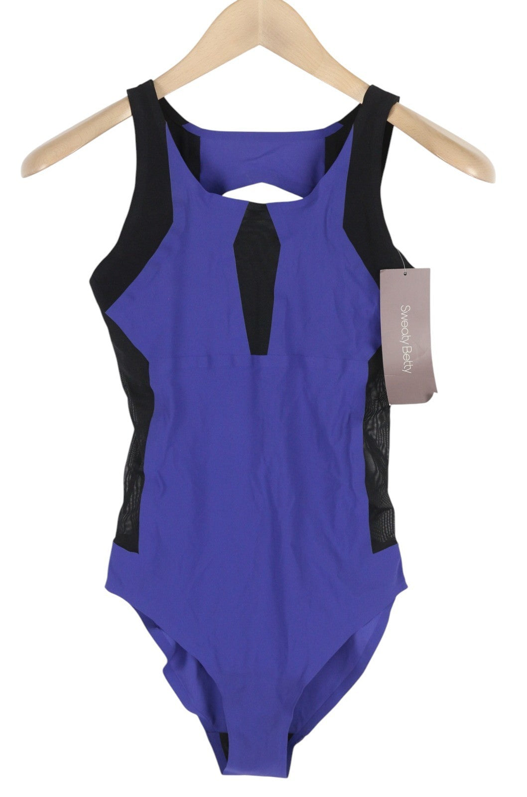SWEATY BETTY Devant Dance Leotard Women Jumpsuit S Stretch Cut-Out Back Fit
