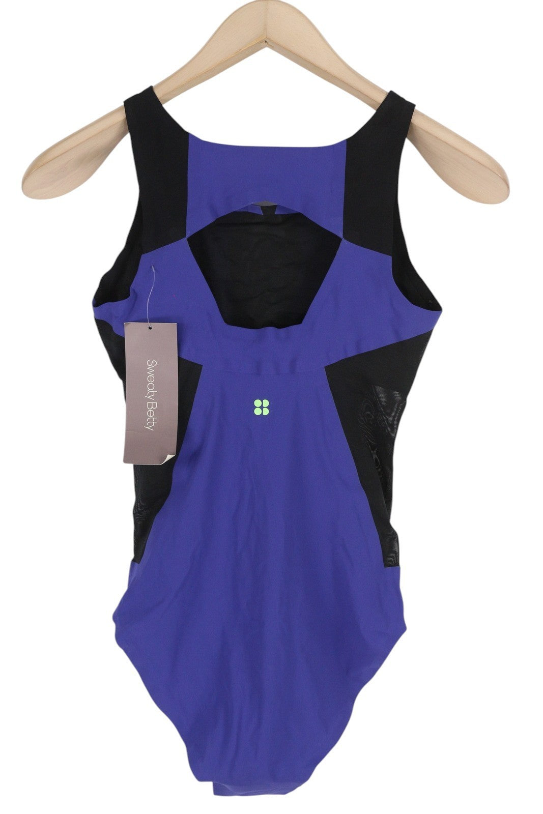 SWEATY BETTY Devant Dance Leotard Women Jumpsuit S Stretch Cut-Out Back Fit