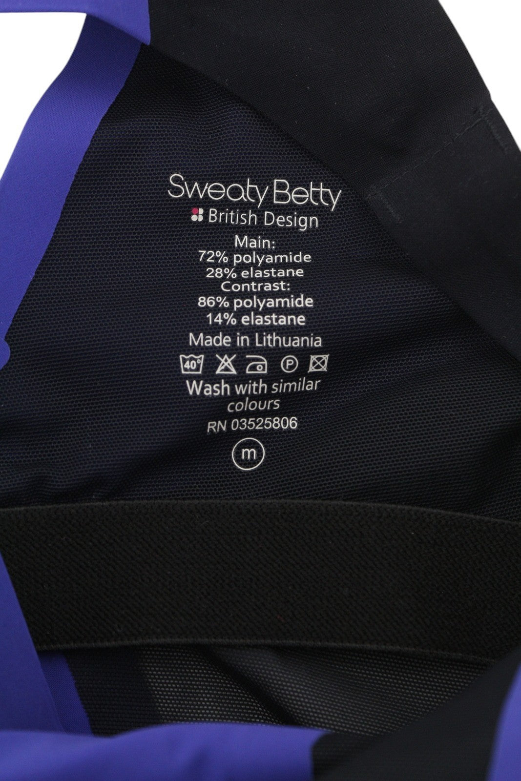 SWEATY BETTY Devant Dance Leotard Women Jumpsuit M Purple Stretch Cut-Out Style