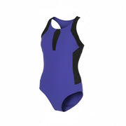 SWEATY BETTY Devant Dance Leotard Women Jumpsuit M Stretch Cut-Out Mesh Detail