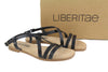 Black Leather Sandals