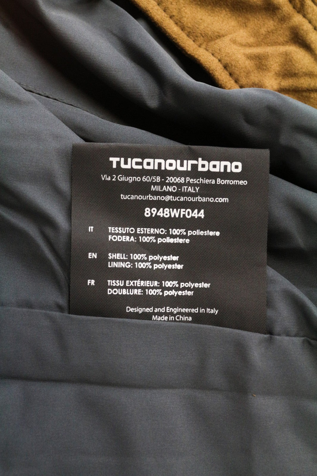 TUCANO URBANO Posiscion moteriška motociklo striukė IT44, ruda, zomša, kvėpuojanti 
