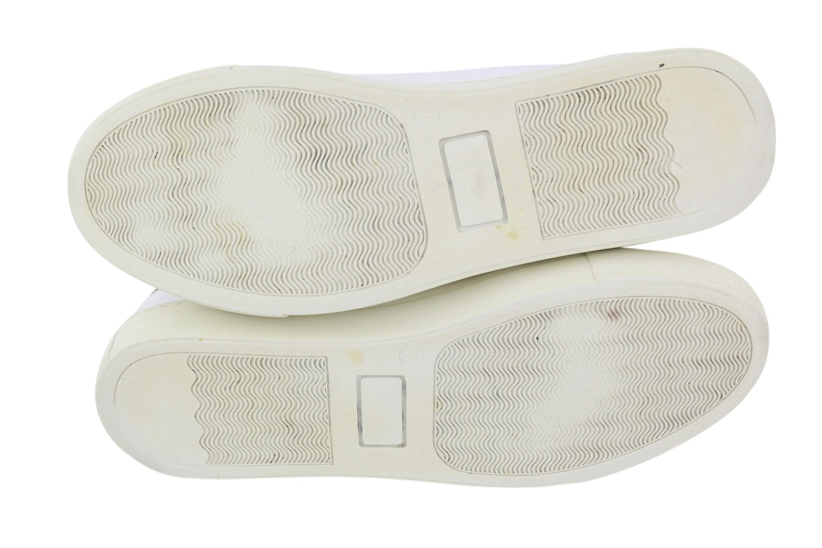 SUITSUPPLY FW1404 Men Sneakers EU42 White Leather Low Almond Toe Laced Style