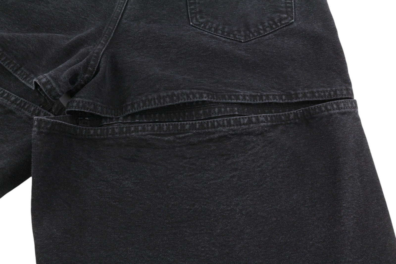 THE ATTICO moteriški džinsai 27 juodi laisvi, maišyto kirpimo, su iškirpte FW25 RRP590 