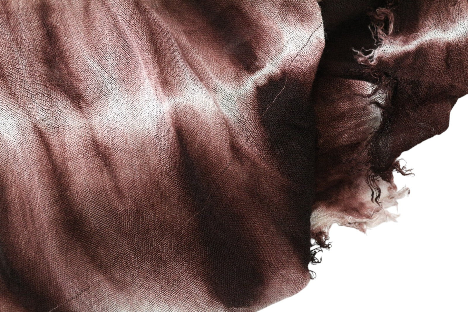 SCOTCH &amp; SODA moteriškas šalikas OS rudas batikos imitacijos, lengvas, laisvalaikio stiliaus, unisex 