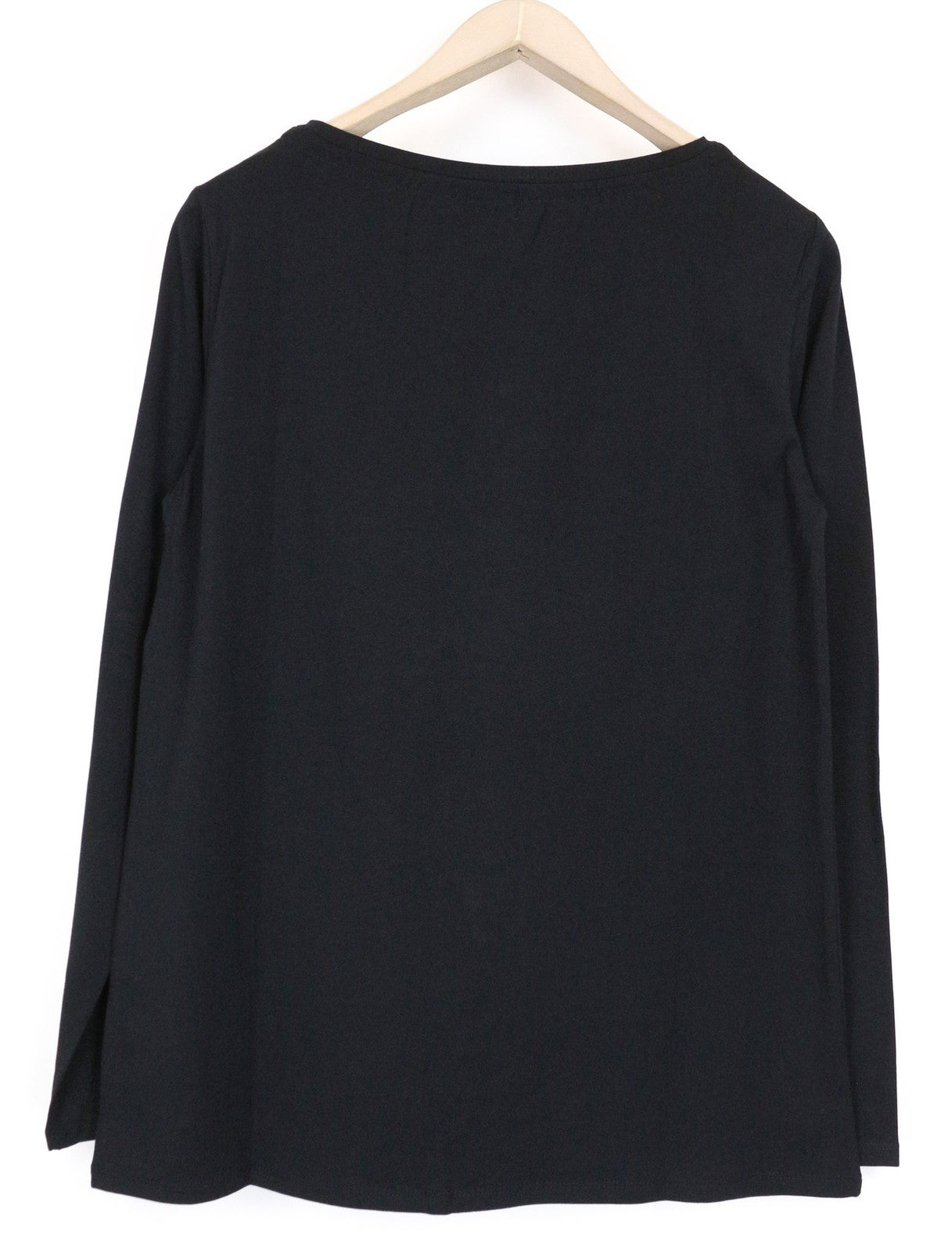 MARINA YACHTING moteriški marškinėliai L dydžio, tamsiai mėlyni, su cirkonio logotipu ir ilgomis rankovėmis 