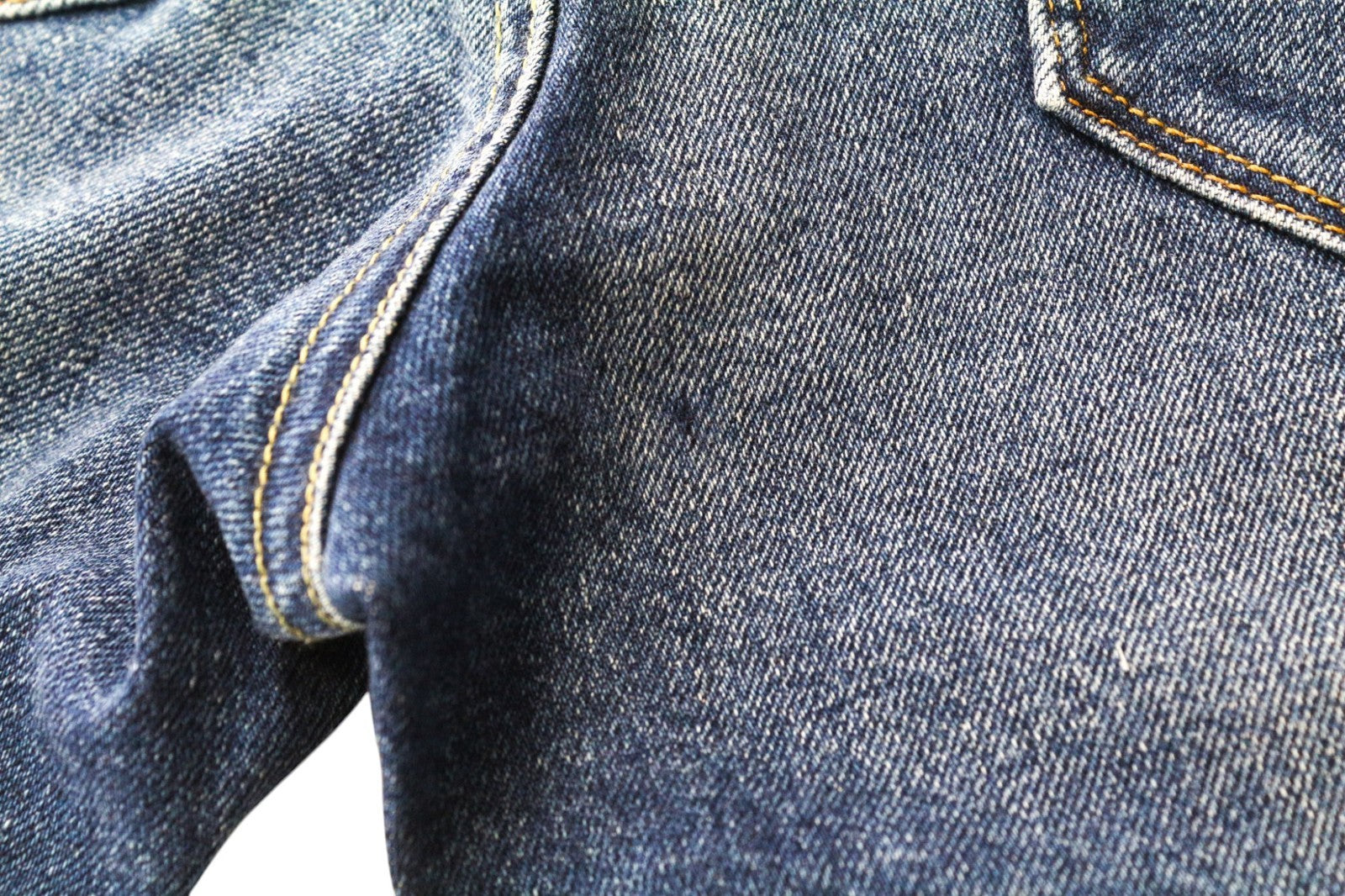 DENHAM Sally Women's Jeans W24/L30 Straight Blue Washed 5-Pocket Cotton Stretch