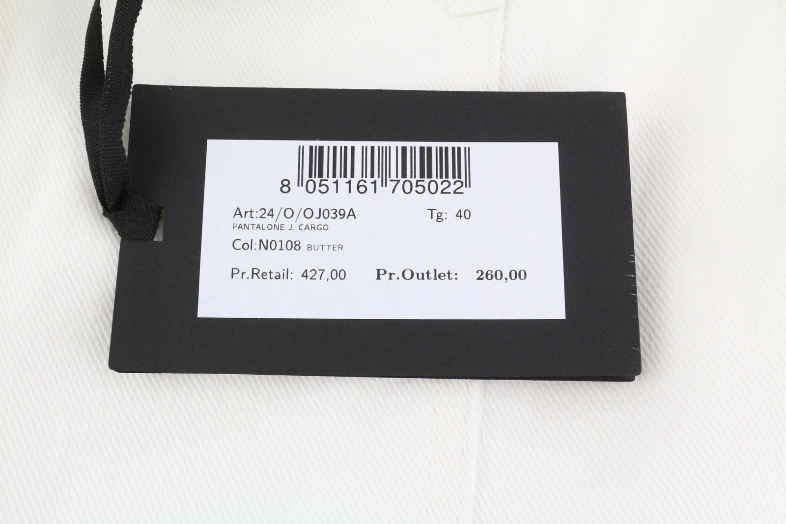 BLUMARINE J. Cargo moteriškos kelnės 40 baltos su užlopytomis kišenėmis, laisvo kirpimo diržas RRP427 