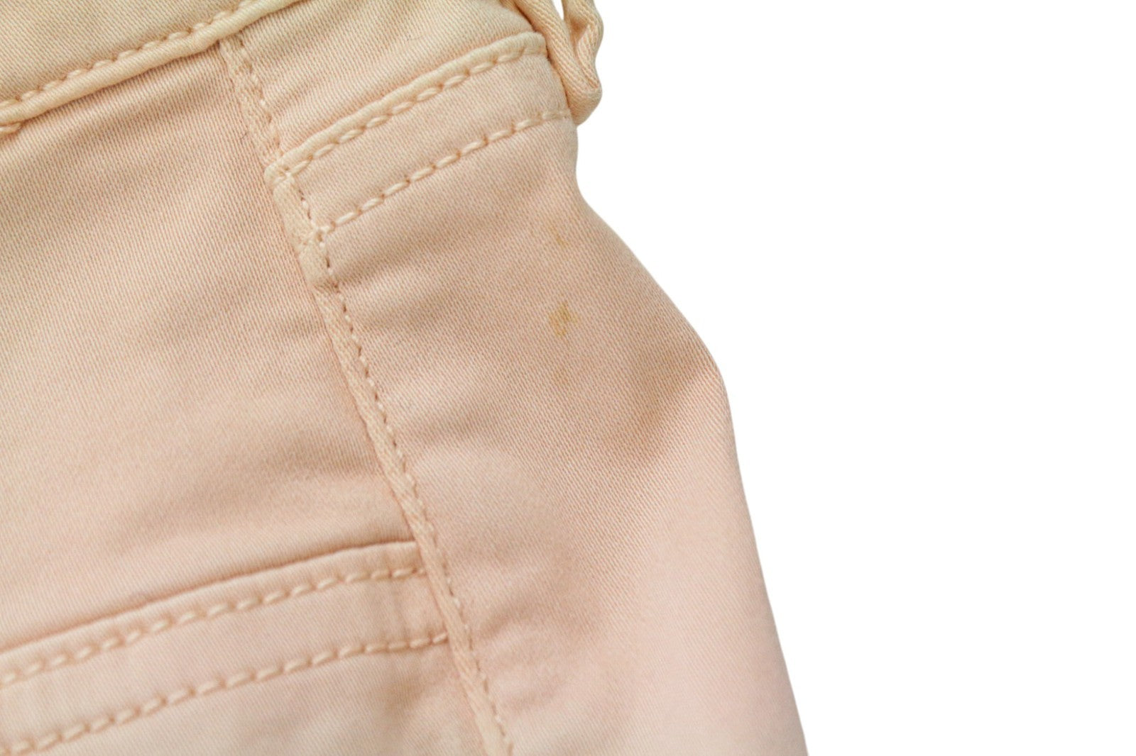 DENHAM purškiamos moteriškos kelnės W28/L32 rožinės, labai aptemptos, tamprios medvilnės laisvalaikio stiliaus 