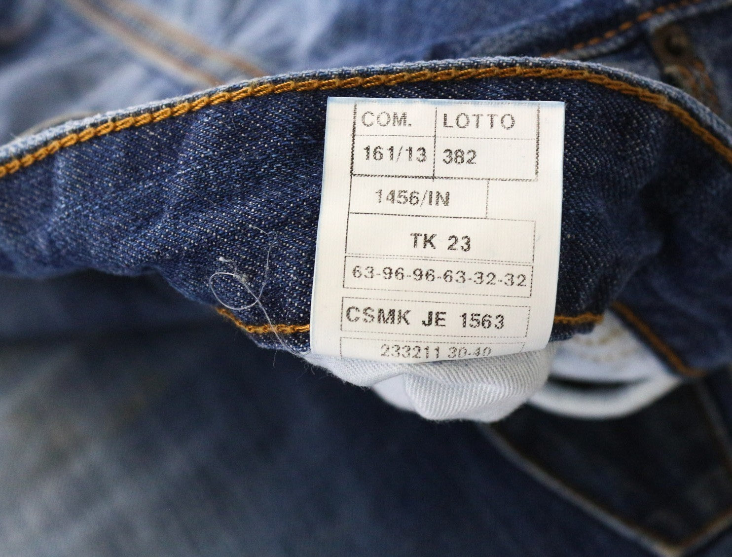 TAKESHY KUROSAWA Men's Jeans W34 Slim Blue Washed Cotton Aged Look Classic