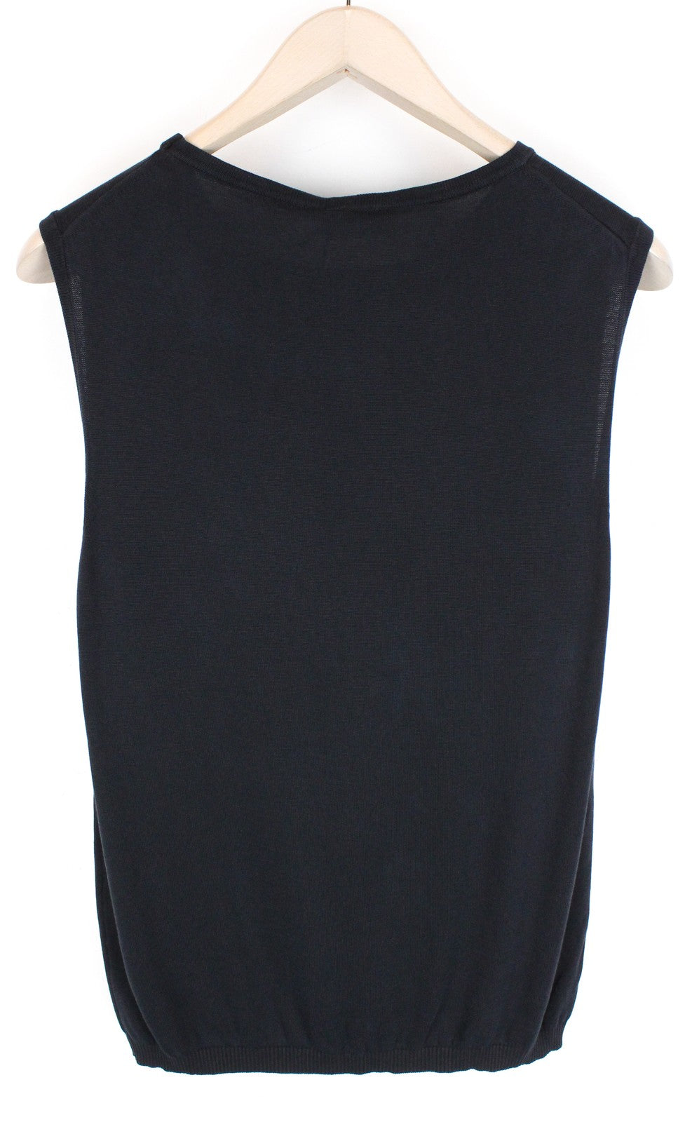 RICHMOND vyriškas megztinis 50 juodas berankovis megztinis su liemene 