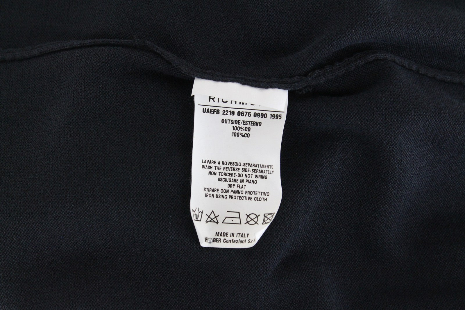 RICHMOND vyriškas megztinis 50 juodas berankovis megztinis su liemene 