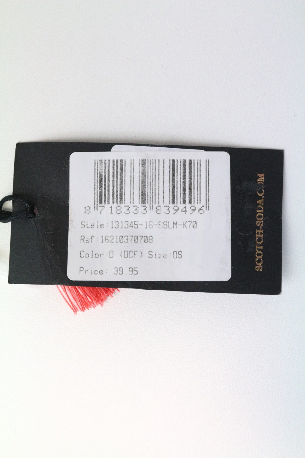 MAISON SCOTCH moteriškas šalikas OS mėlynai baltas lengvas medvilninis kutais apdaila 