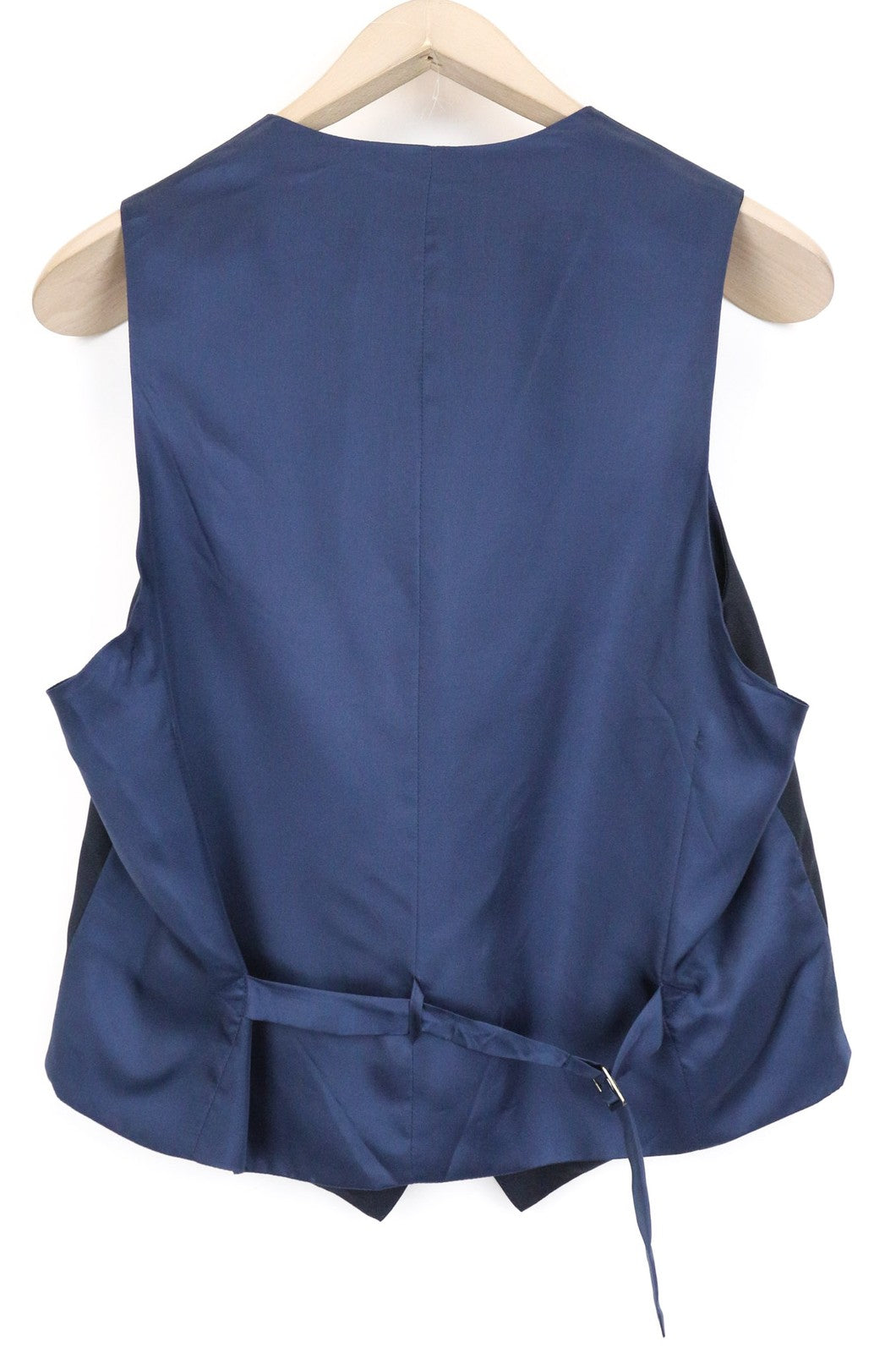 SUITSUPPLY Lazio Men's Waistcoat UK36S Blue Pure Wool Single Breasted Classic