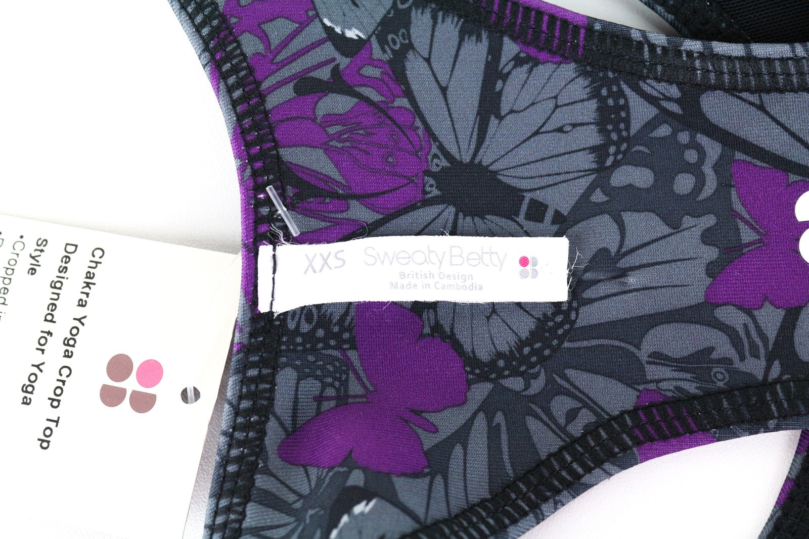 Prakaituoti „BETTY“ čakrų jogos marškinėliai, pilki, 2XS dydžio, moteriški, be rankovių, tamprūs, vasariniai 