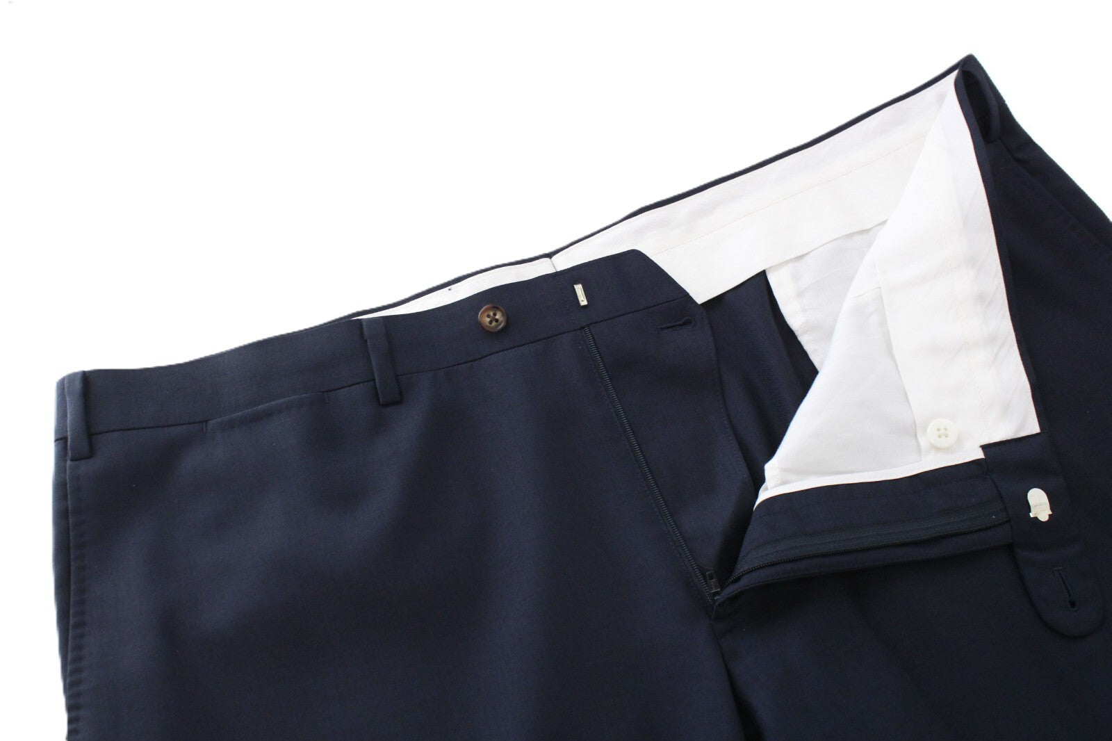 SUITSUPPLY Lazio UK50S tamsiai mėlyna vilnonė 2 dalių liemenė ir kelnės, vyriškas kostiumo komplektas su sagomis 